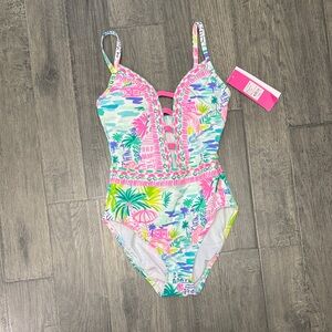 Lilly Pulitzer Colorful One Piece Swimsuit - NWT